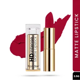 Seven Seas HD Intense Matte Long Lasting Lipstick - 3.5 g - Guardsman Red 614 image 1