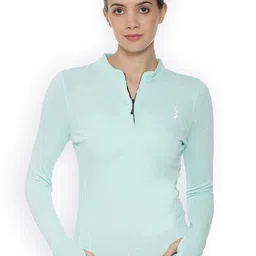 PINACOLADA Women Solid Henley Neck T-shirt-image-74