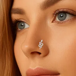 Sangria Stud Texture Sepant Design 925 Sterling Silver Nosepin with Wire image 5