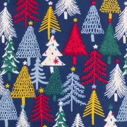 BandBox Navy Blue & Red Woollen Square Cushion Covers image 5