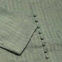 KALINI Striped Woven Design Kurta With Palazzos image 4