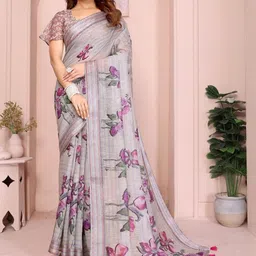 GOHILL ENTERPRISE Floral Printed Saree-image-48