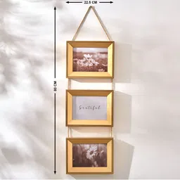 Home Centre Gold-Toned 2 to 4 Pieces MDF Wall Photo Frames image 3