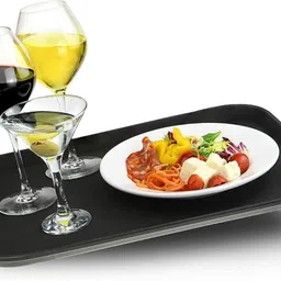mdnsho Cafe Cafeteria Fast Food Serving Tray, Black (14" x 18") Tray-picture-21