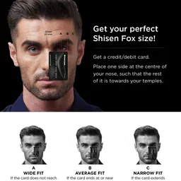 Shisen Fox HABIKI HAVANA Unisex Sunglass 53 image 3