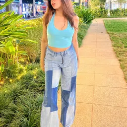 Tokyo Talkies Women Blue Cotton Jeans-image-85