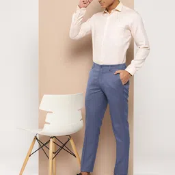 INVICTUS Men Slim Fit Formal Trousers-picture-19