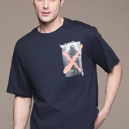 The Roadster Lifestyle Co. Graphic Print Relaxed Cotton T-shirt-picture-58