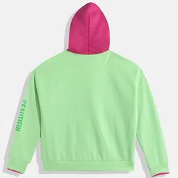 Monte Carlo Teenage Girls Printed Hooded Sweatshirt image 4