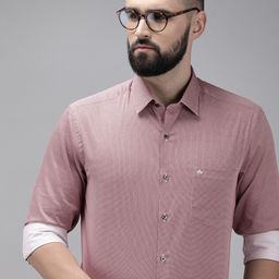 Arrow Manhattan Slim Fit Geometric Printed Pure Cotton Formal Shirt-picture-24