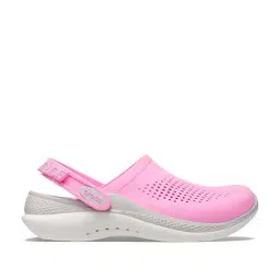 Crocs Women's Literide 360 Taffy Pink Back Strap Clogs-picture-14