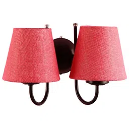 Devansh Pink Traditional Armed Sconce Wall Lamp image 4