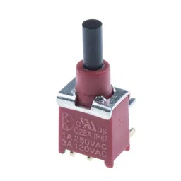 RS PRO Push Button Switch Momentary PCB SPDT 120/250 V AC IP67, 7346817P-picture-21