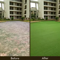 Eturf EB25MM7 (6.5 X 7 ft) High Density 25 mm Artificial grass Carpet Mat image 4