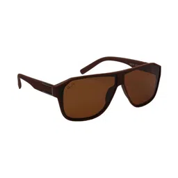 MacV Unisex Brown Shield Sunglasses with-picture-10