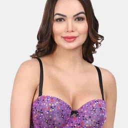 Amour Secret Pack Of 2 Polka Dot Medium Coverage Underwired Lightly Padded T-Shirt Bra image 4