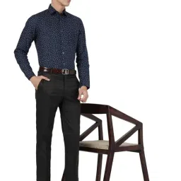 Greenfibre Brown Slim Fit Trousers image 5