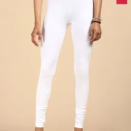 De Moza Women Pack Of 2 Cotton Churidar-Length Leggings-image-14