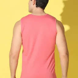 WOOSTRO Pack Of 2 Printed Combed Cotton GymInnerwear VWS26(MORE PEACH)(RUN PEACH) image 5