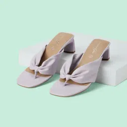 Forever Glam by Pantaloons Women's Lilac Thong Sandals-picture-14