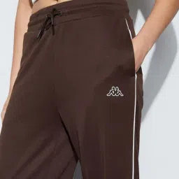 Kappa Dark Brown Regular Fit Joggers image 5