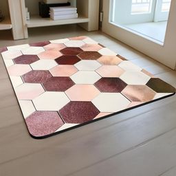 IVAZA Rose Gold 1400 GSM Silicone Bath Rugs-picture-15