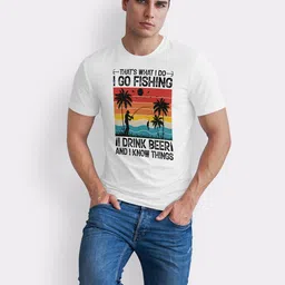 Seekbuylove Men Printed Bio Finish T-shirt image 4