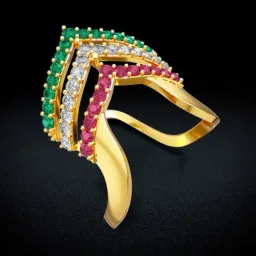 Joyalukkas Gold 22K Vanki Ring for Women-image-54