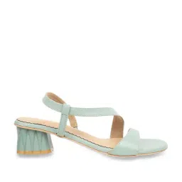 Metro Women's Green Sling Back Sandals-picture-36