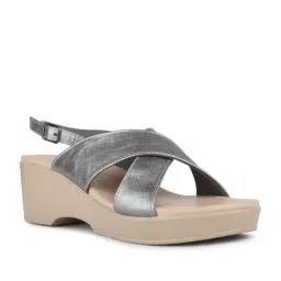 Inc.5 Women's Pewter Back Strap Sandals image 2