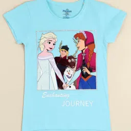 Kidsville Turquoise Printed T-Shirt-picture-16