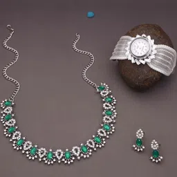 Anouk Gold-Plated Bracelet & Necklace Set image 3