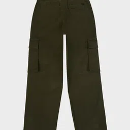 Pepe Jeans Woven Full Length Trouser With Cargo Pockets - Green image 2