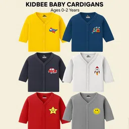 KidBee Kids Pack Of 6 Printed Jhablas image 4
