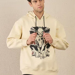 REPRISE Men Printed Hooded Sweatshirt image 5