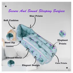 Babytoons New Born Baby Bedding Set Combo Permium Sleeping Essential Items for Unisex Babies (Green, 0-12 Months) image 4