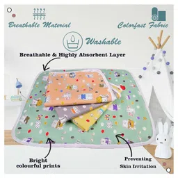 Babytoons New Born Baby Bedding Set Combo Permium Sleeping Essential Items for Unisex Babies (Green, 0-12 Months) image 5