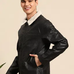 Mast & Harbour Faux Fur Trim Tailored Jacket image 3