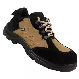 Allen Cooper AC-1561 Leather Non-Metallic Toe Black Safety Shoes Size (10 UK/India)-picture-26