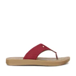 Bata Women's Red Thong Sandals-picture-31