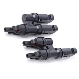 Clare Solar 2 in 1 Branch Connector for Solar Panels Black 1 Pair Male Female image 3