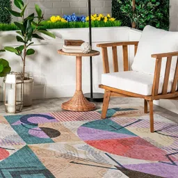 kaleen india Anti-Skid Backing Washable Indoor-Outdoor Rugs image 2