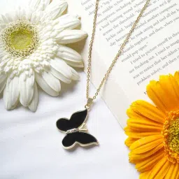 Joker & Witch All Black Zaria Butterfly Necklace-picture-28