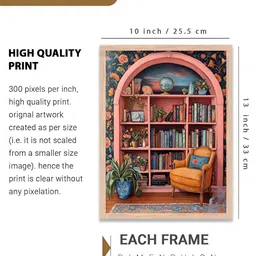 Kotart Brown & Green 2 Piece Wood Abstract Wall Paintings image 4