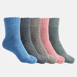 Texlon Kids Pack of 5 Ankle-Length Socks-picture-50