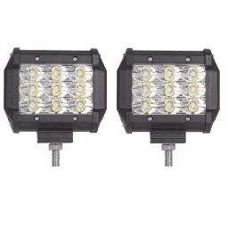 AllExtreme EX9SFL2 9 LED Square Fog Light 4 Inches Waterproof Driving Spot Lamp with Adjustable Mounting Bracket for Cars Motorcycle and Bike (27W, White Light, 2 PCS)-picture-12