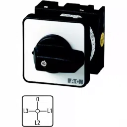 EATON 3P 4 Position 90° A mmeter Cam Switch, 690 V (Volts), 20A, Knob Actuator, 012294 T0-3-136/E-picture-32
