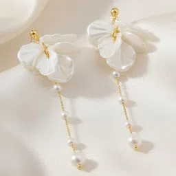 DIVASTRI Floral Drop Earrings-picture-13