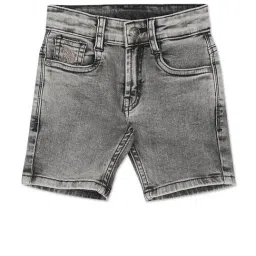 U.S. Polo Assn. Kids Grey Textured Shorts-picture-24