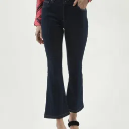 United Colors of Benetton Blue High Rise Bootcut Jeans-picture-43